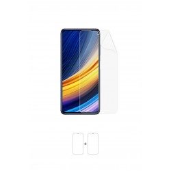 Xiaomi Poco X3 Pro Ekran Koruyucu Film (Parlak Şeffaf Poliüretan Film (150 micron), Ön)