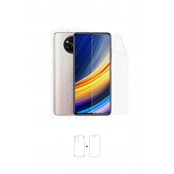 Xiaomi Poco X3 Pro Ekran Koruyucu Film (Parlak Şeffaf Poliüretan Film (150 micron), Full Body)