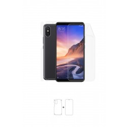 Xiaomi Mi Max 3 Ekran Koruyucu Film (Parlak Şeffaf Poliüretan Film (150 micron), Arka/Yan)