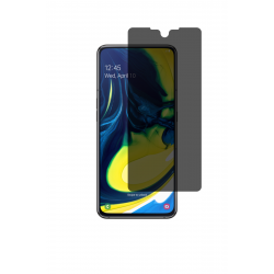 Samsung Galaxy A80 Ekran Koruyucu Poliüretan Film (Mat Hayalet (Privacy), Arka/Yan)