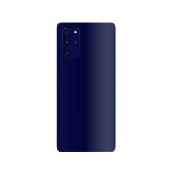 Galaxy S21 Plus Renkli Telefon Kaplama Sticker Kaplama (Metalik Gece Mavisi)