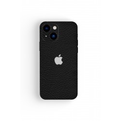 iPhone 11 Renkli Telefon Kaplama Sticker Kaplama (Siyah Klasik Deri)