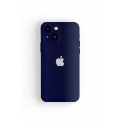 iPhone 7 Plus Renkli Telefon Kaplama Sticker Kaplama (Metalik Gece Mavisi)